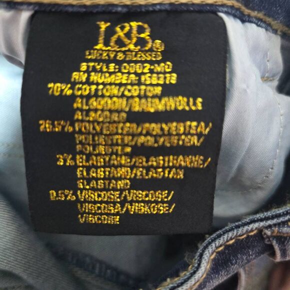 Lucky & Blessed Flare Wide Leg Bell Bottom Jeans - Picture 4 of 4